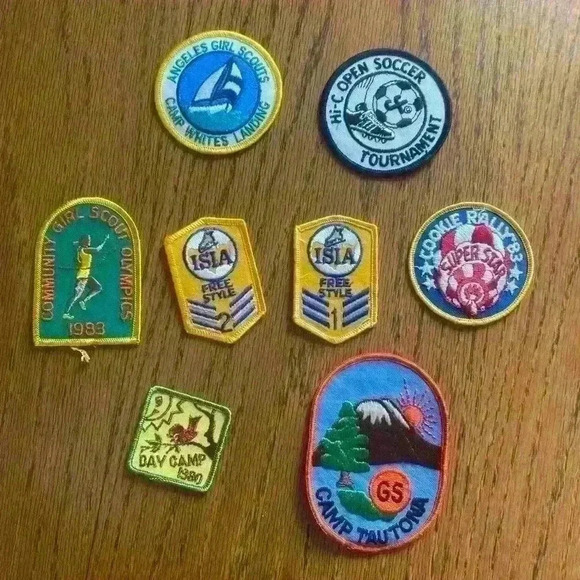 Girl Scout Accessories - Vintage Girl Scout patches